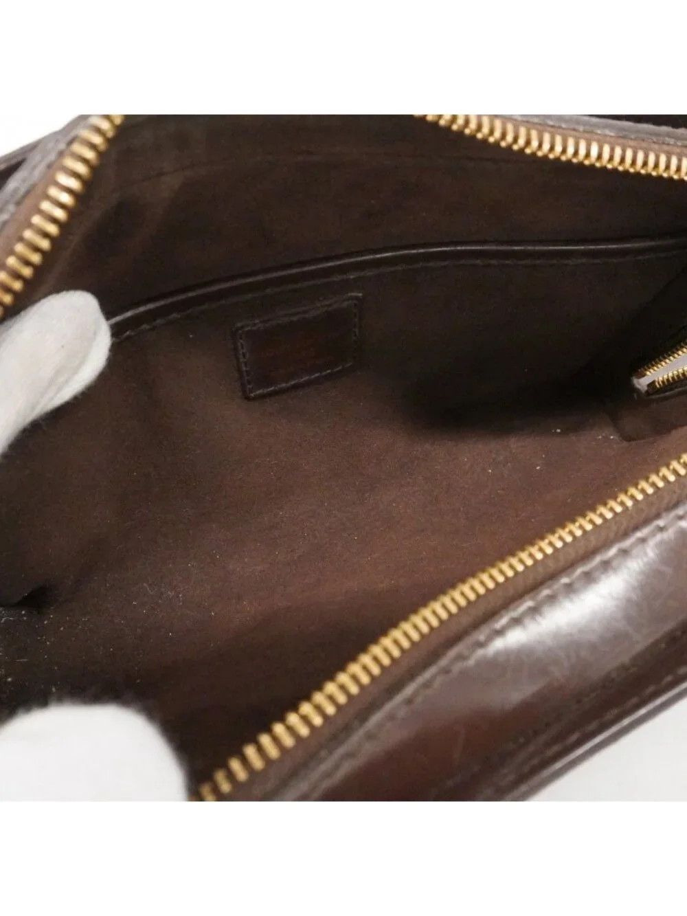 Louis Vuitton Clutch Damier Saint Ebene